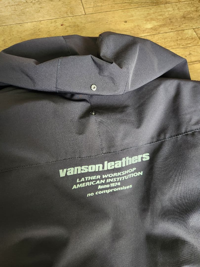 バンソン vanson フーディージャケットSVS2506W 　グレー　XL