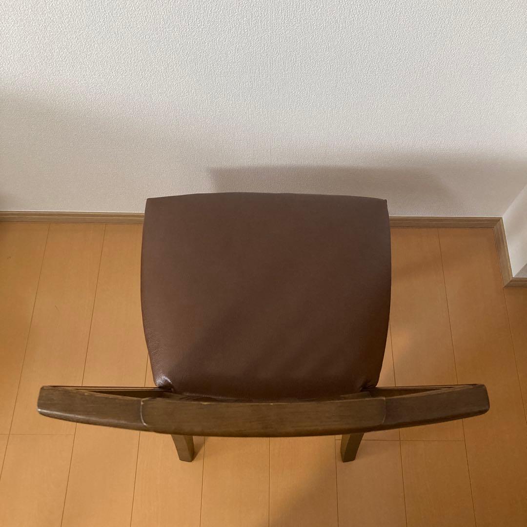 カリモク最高峰 ドマーニ ダイニングチェア アームレス CPQ2 本革