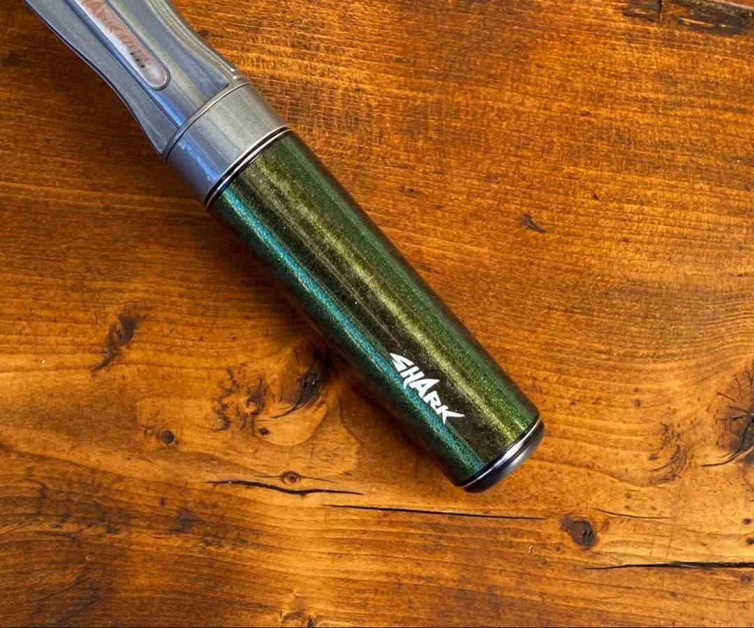 超コンパクト　トラウトロッド　5ft6inchベイトロッド グリーン　渓流釣り