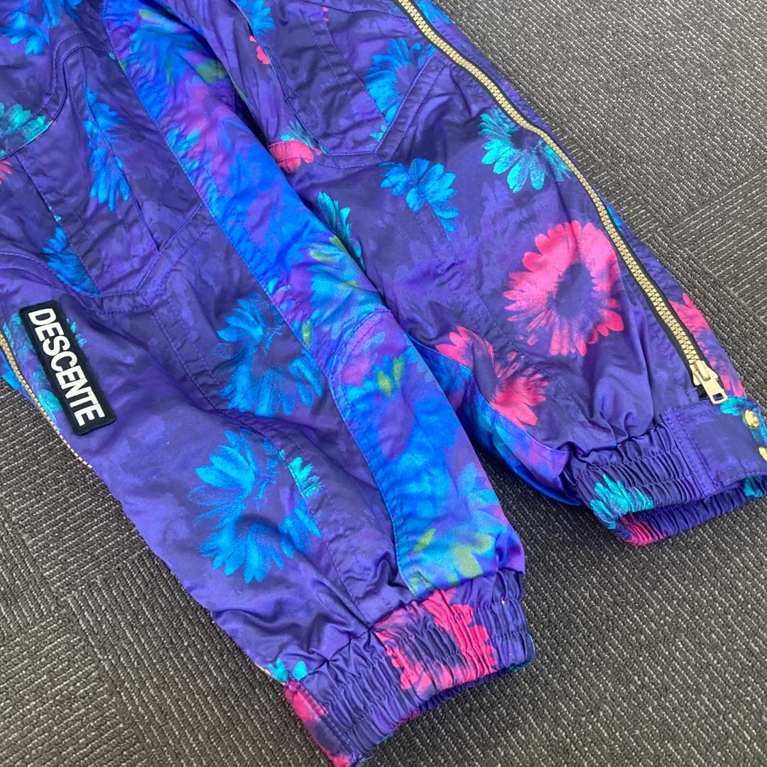 DESCENTE OGASAKA SKI オガサカ スキーウェア 花柄 上下