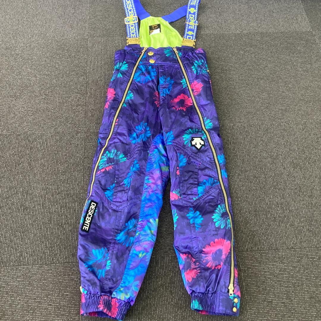 DESCENTE OGASAKA SKI オガサカ スキーウェア 花柄 上下