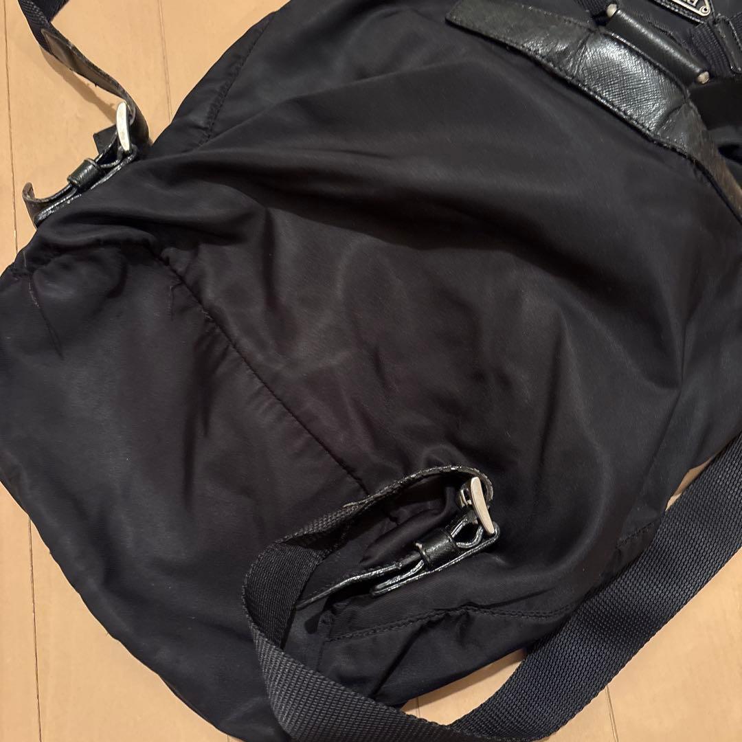 【美品】PRADA ブラック ナイロン リュック