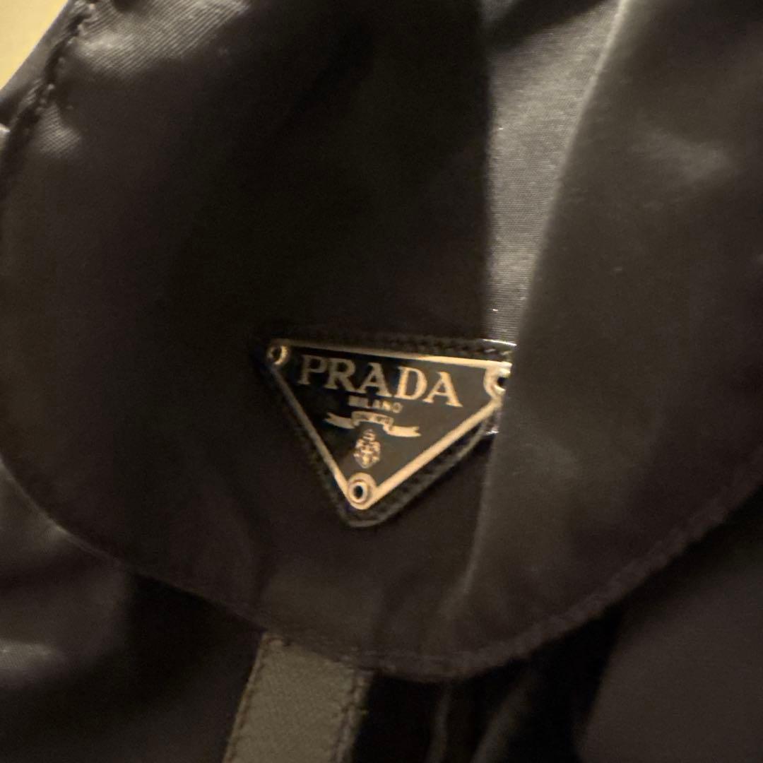 【美品】PRADA ブラック ナイロン リュック