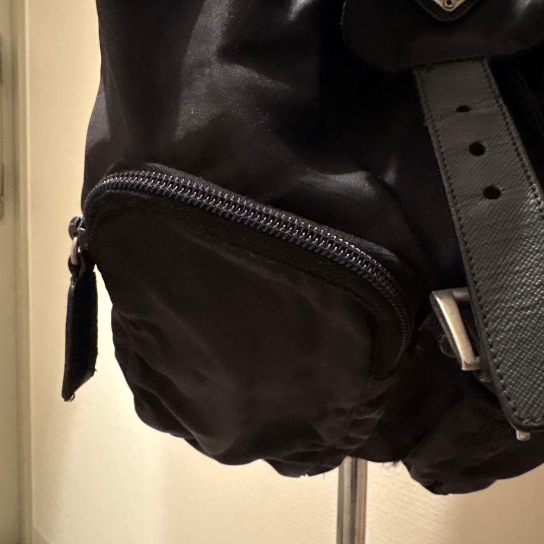 【美品】PRADA ブラック ナイロン リュック