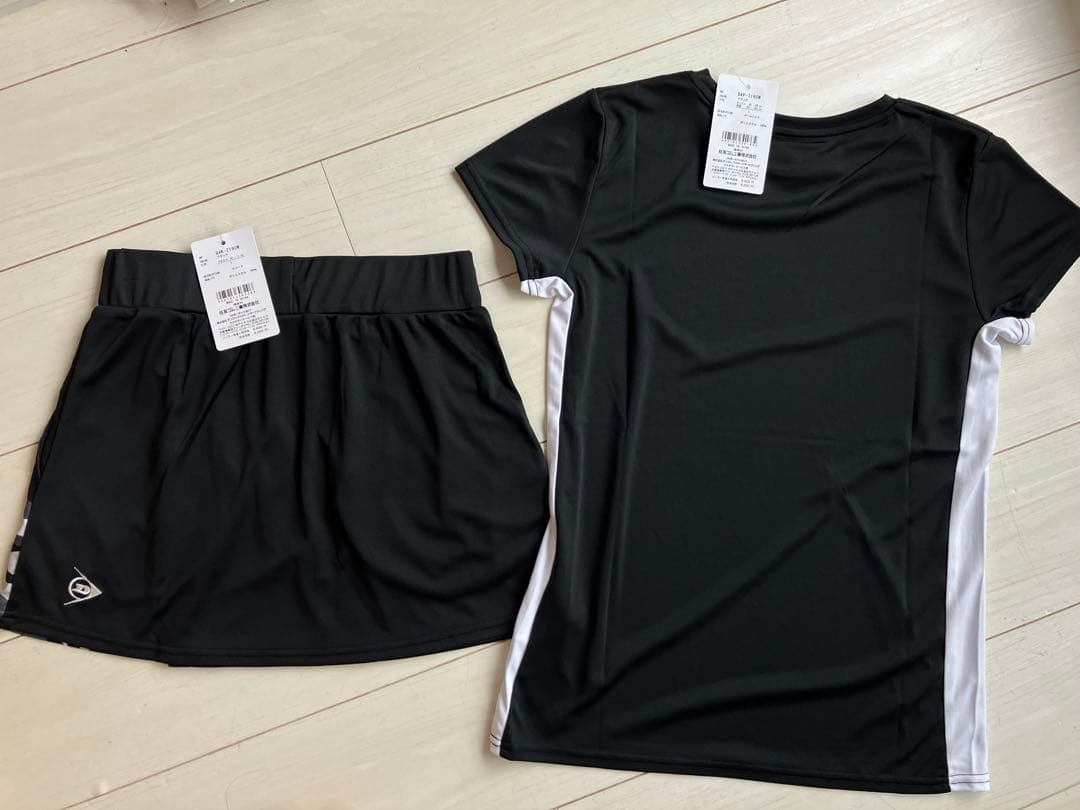 新品＊DUNLOPダンロップ テニスウェア 上下セットアップL 新品＊DUNLOP