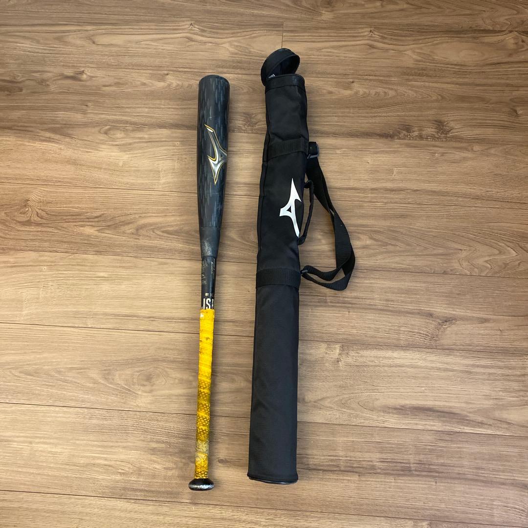 ミズノ 軟式用バット レガシーメタル　バットケース付き