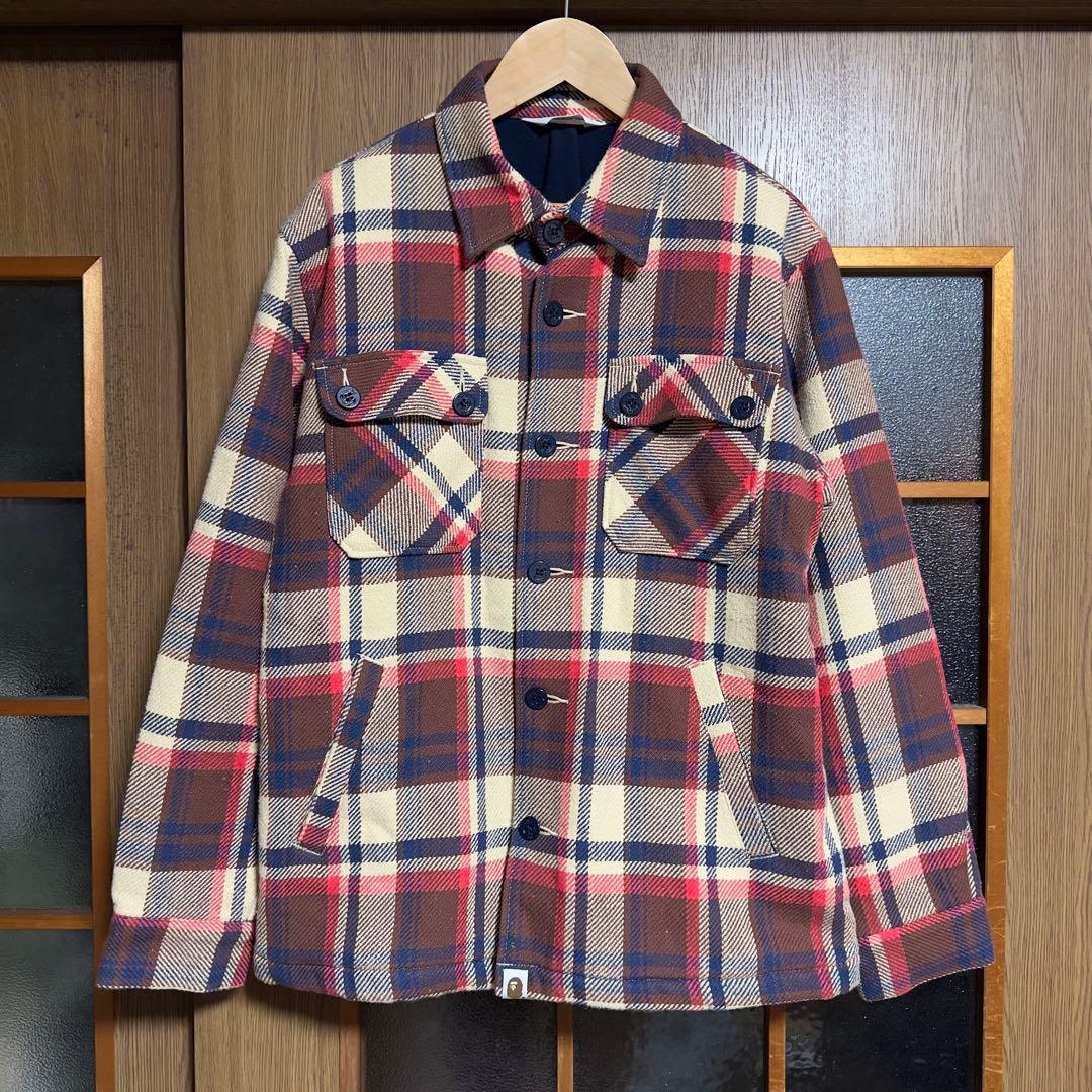 初期BAPE CHECK CPO JACKETラブジェネ キムタク着用 木村拓哉