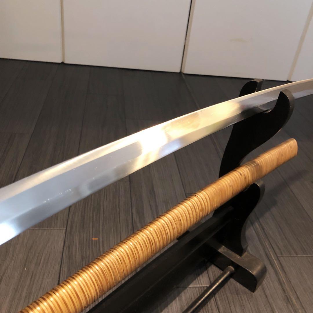 最高級模造刀　高級居合刀　藤巻き仕様　亜合金刀身　名刀　居合刀　重量感あり