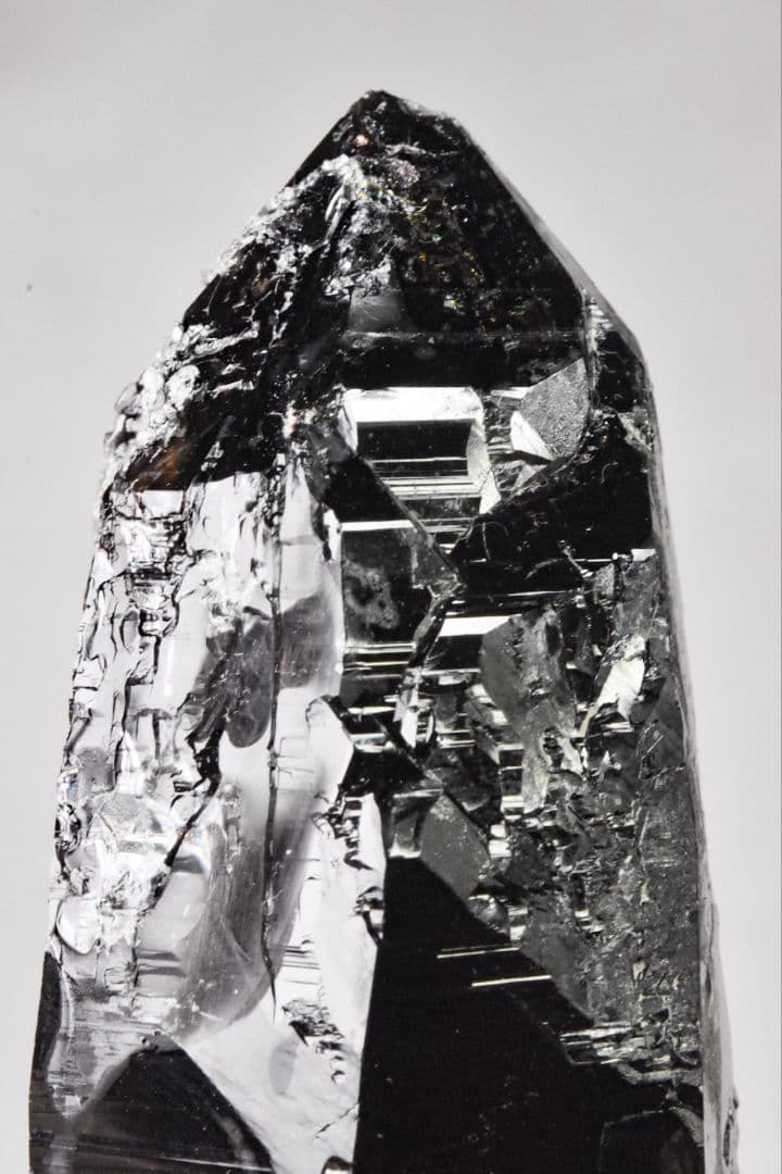 最新産出！ 岐阜県中津川市蛭川田原産 モリオンに近いスモーキークォーツ01