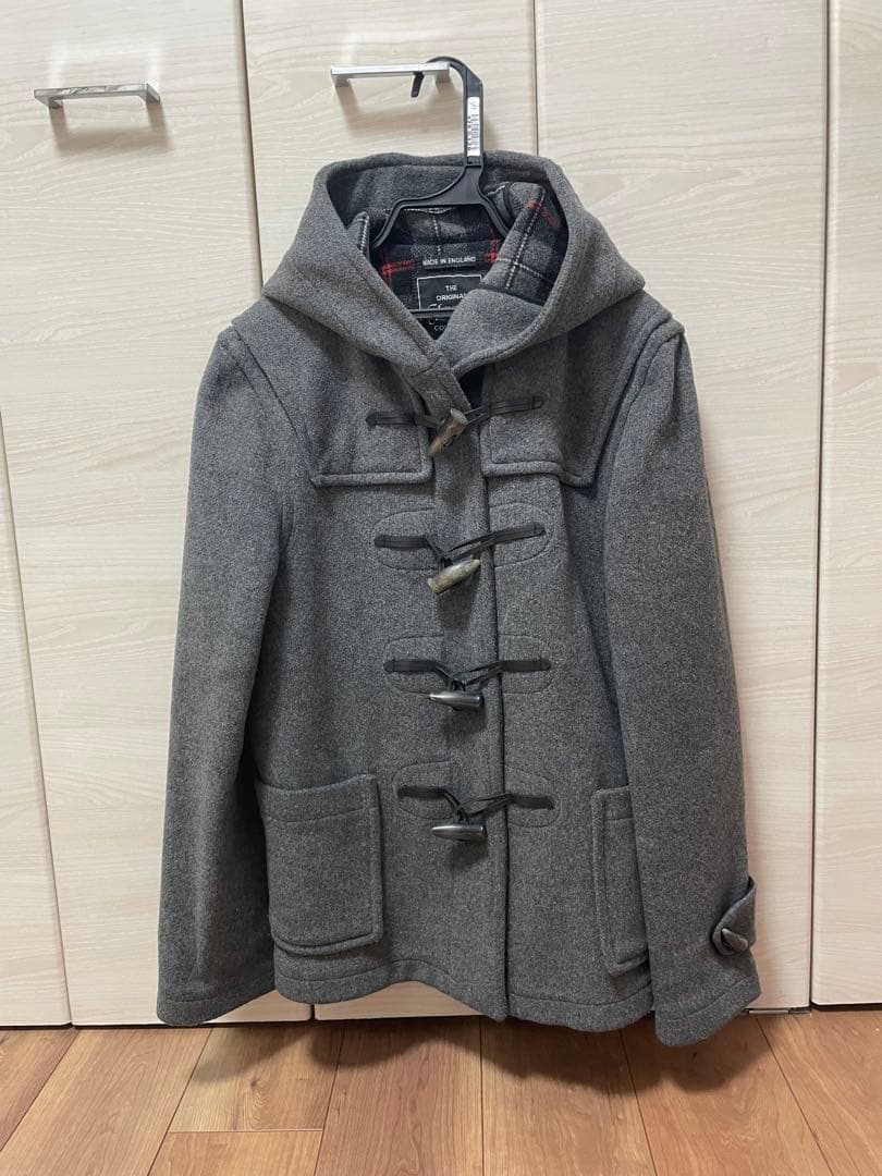 Gloverall グレー ダッフルコート - メルカリ