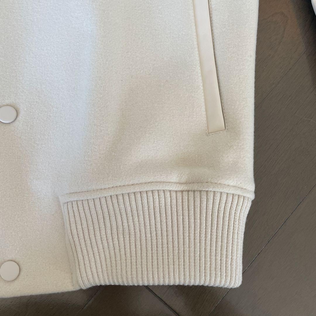 uncrave エコレザー　スタジアムブルゾン