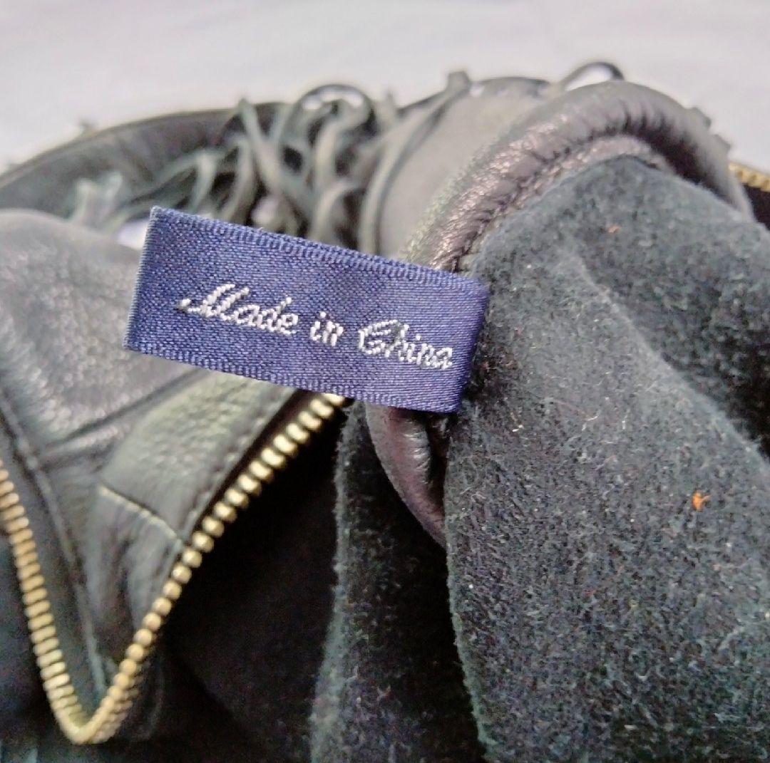 ラルフローレン　コンチョ・フリンジ付レザーショルダーバッグ