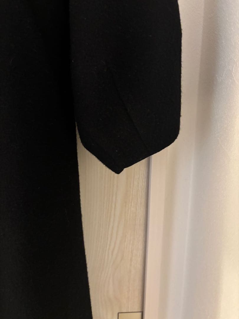 PUBLIC TOKYO 【S100ウール】ボリュームスリーブノーカラーコート