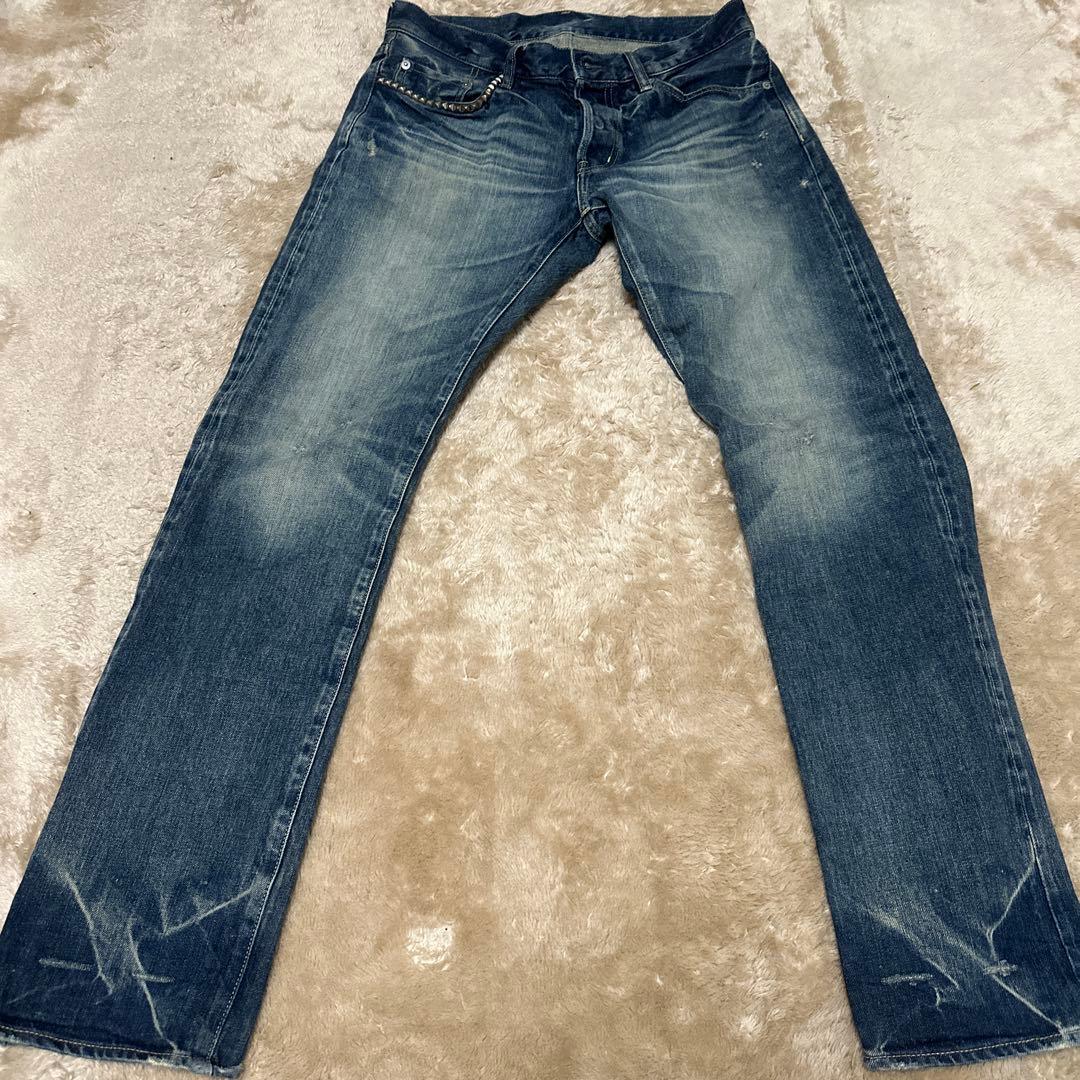 ヒステリックグラマーダークブルー ストレートレッグデニム ストレートデニムパンツ|HYSTERIC GLAMOUR MEN | HYSTERIC GLAMOUR