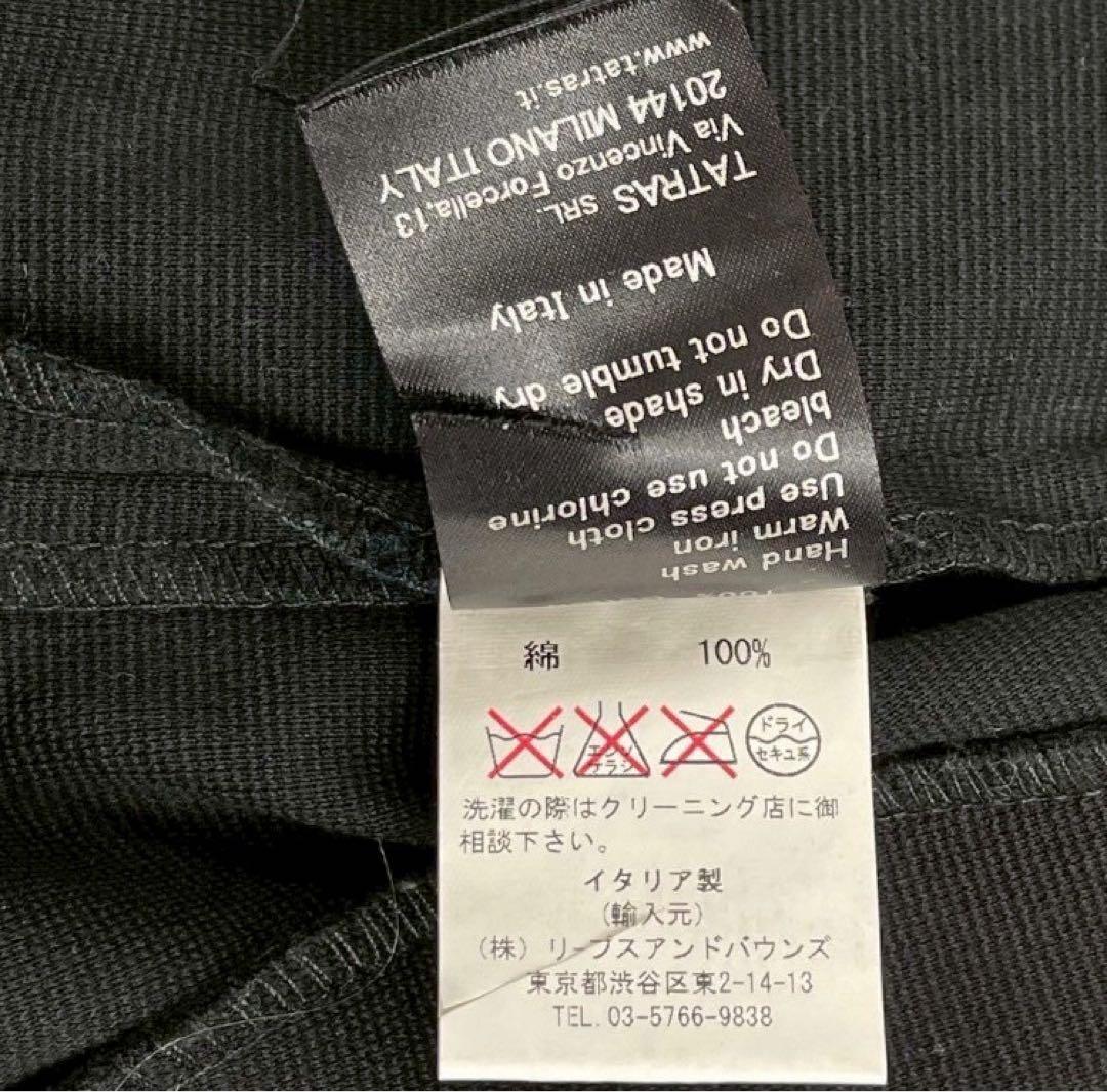 TATRAS SENARCO ジップアップ　パーカー　S ブラック　コットン