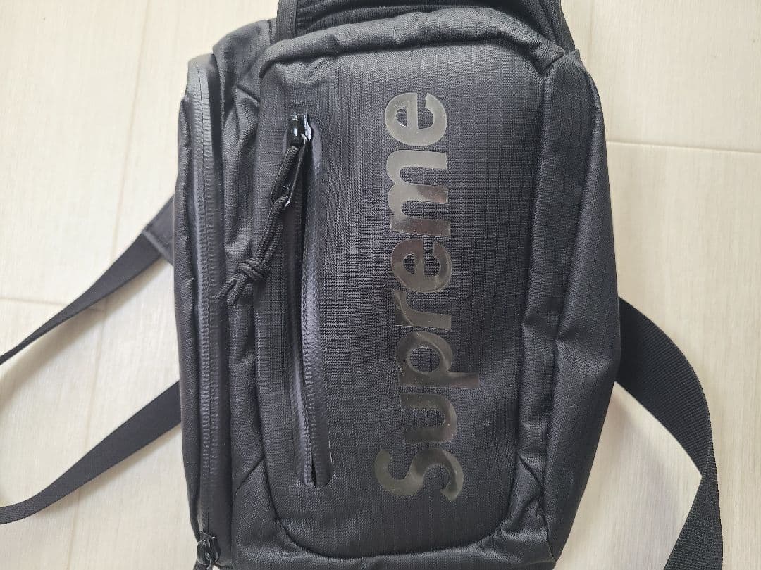 バッグ 21ss Supreme Sling Bag Black