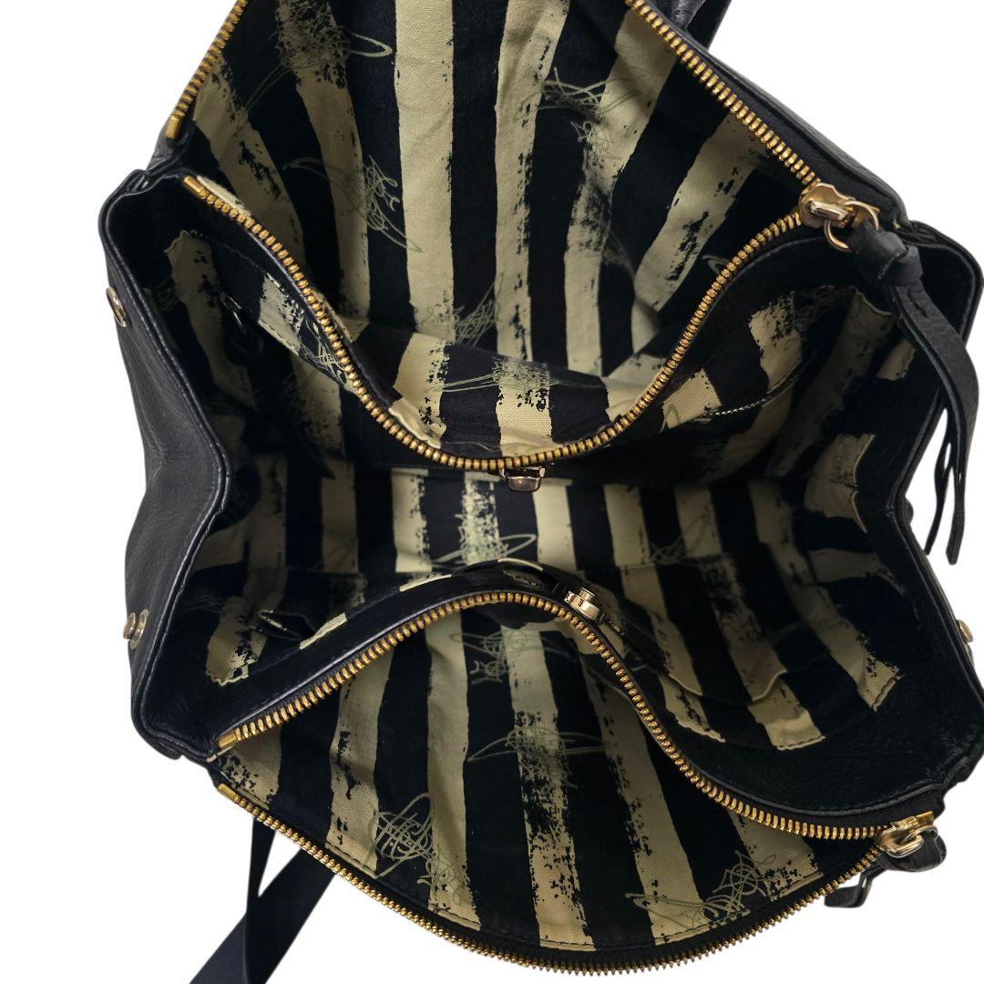 ヴィヴィアンウエストウッド レザー バックパック リュック オーブプレート