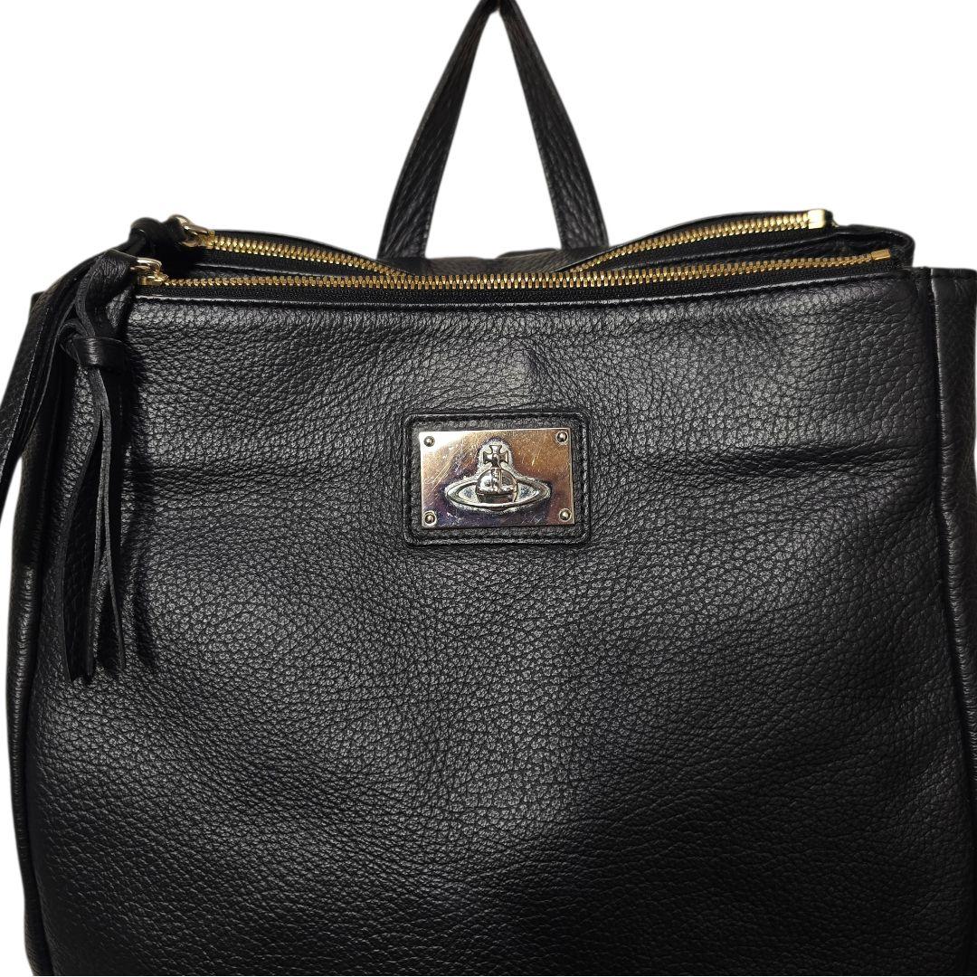 ヴィヴィアンウエストウッド レザー バックパック リュック オーブプレート