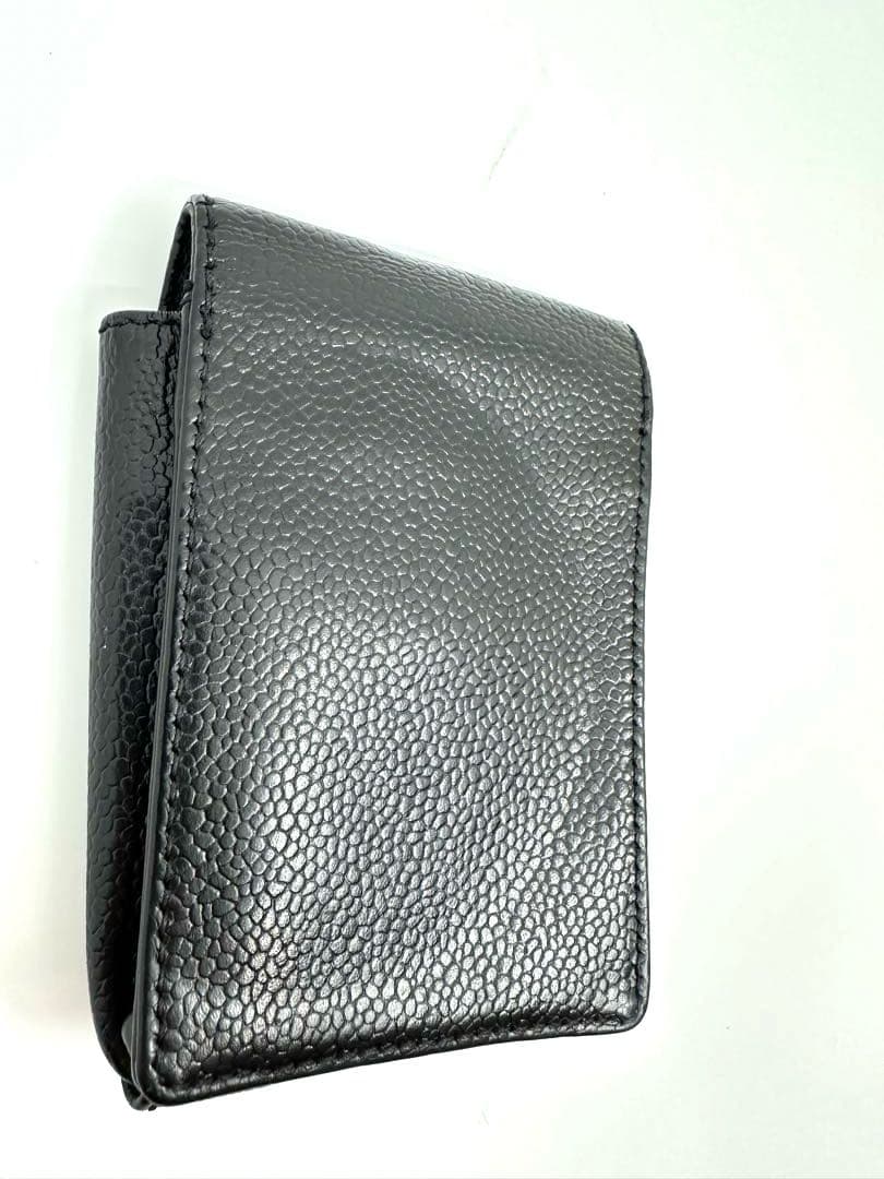 シャネル　シガレットケース　キャビアスキン