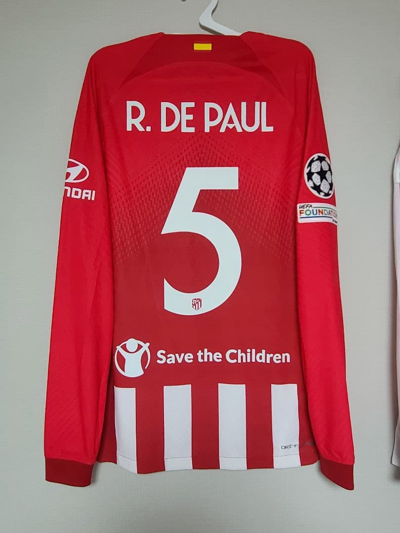 選手支給用 23-24 アトレティコ・マドリード 長袖 デ・パウル ユニフォーム