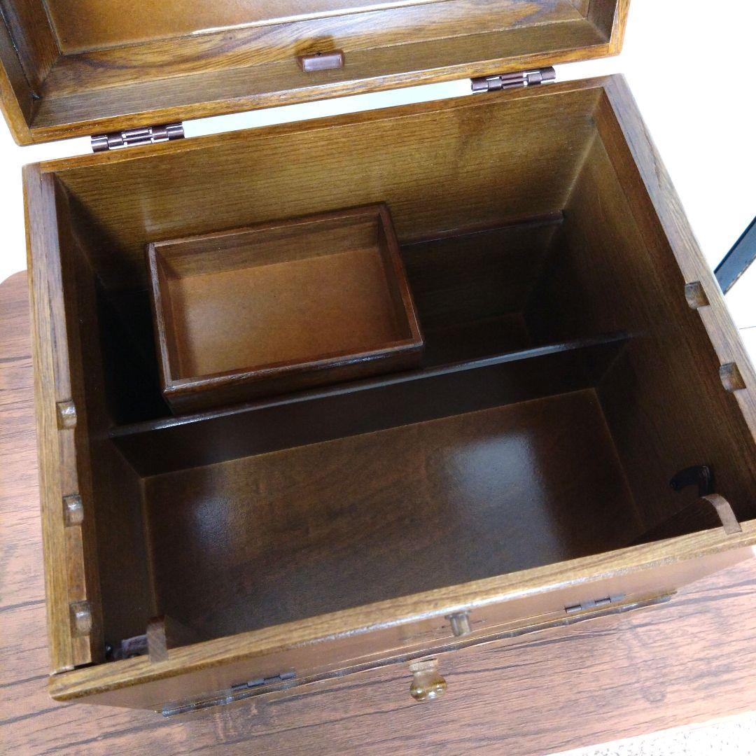 《リクエスト依頼品》　　木製メイクボックス　日本製