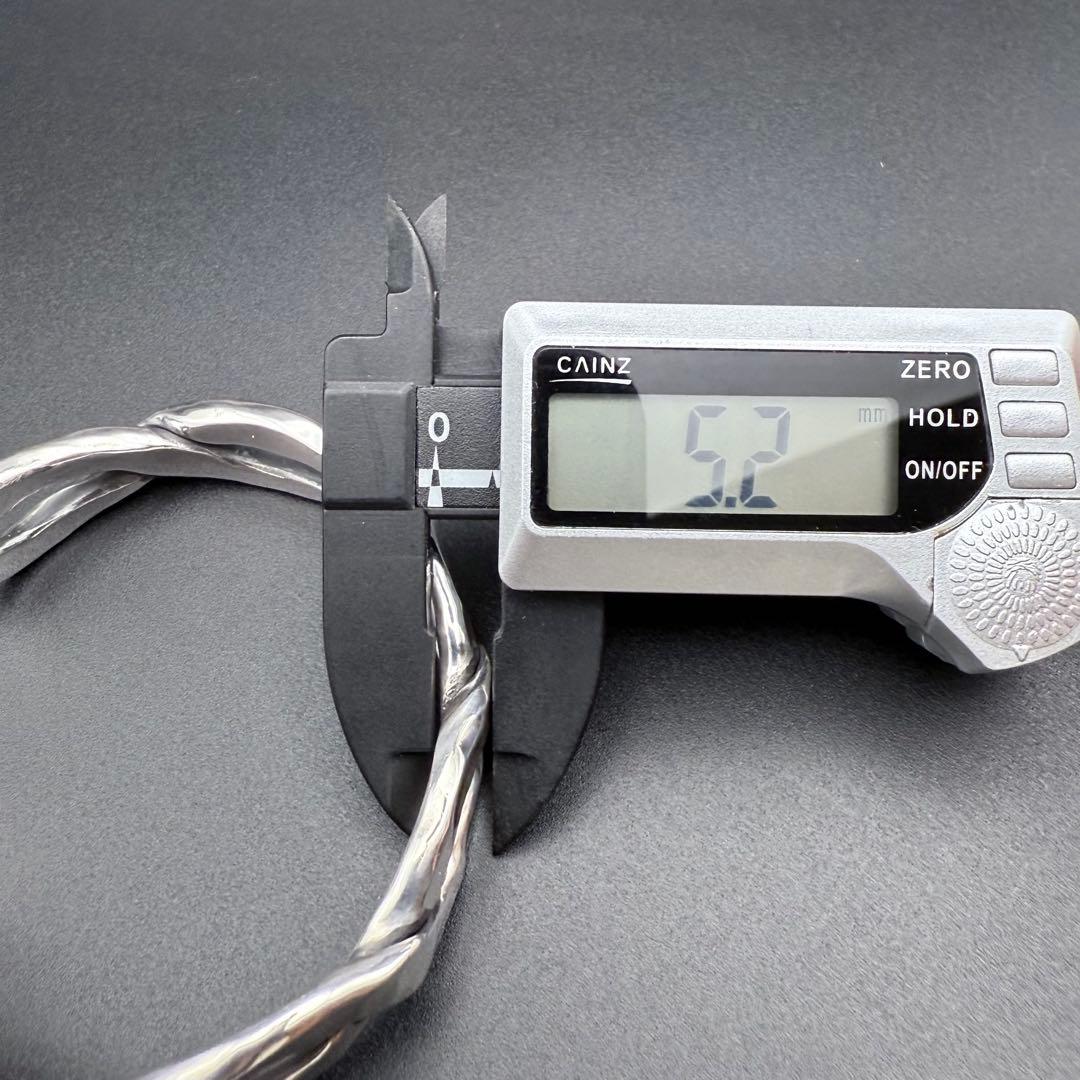 ●【極美品】市松 イチマツ 廃番 ハンマートーン バングル