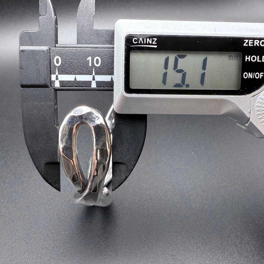 ●【極美品】市松 イチマツ 廃番 ハンマートーン バングル