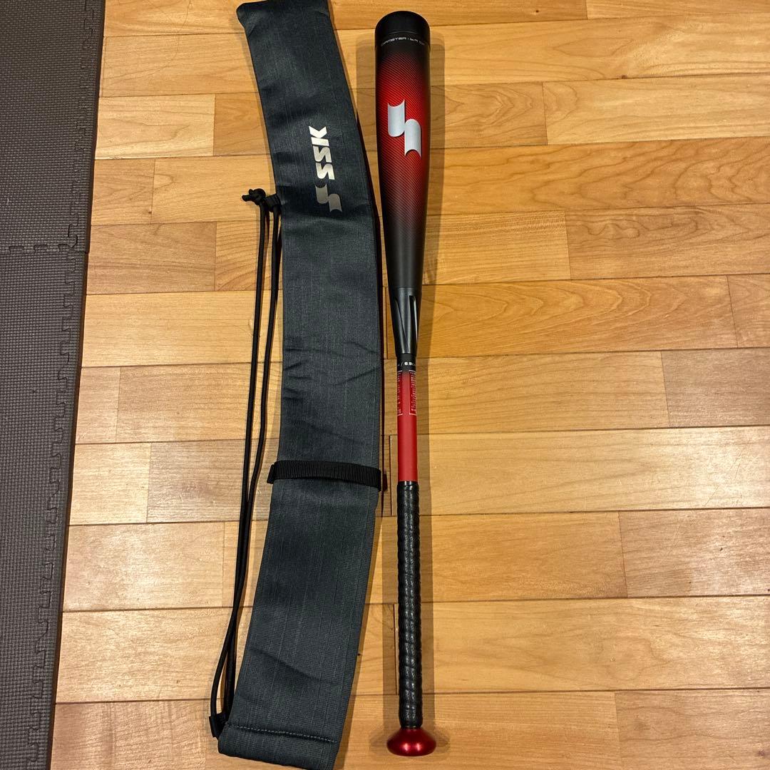 SSK 軟式バット MM23 83cm 700g ブラック×レッド - メルカリ