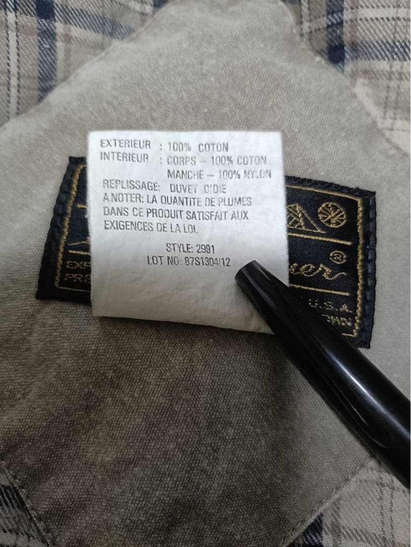 【L】80s エディーバウアー コットングースダウンJK_マレーシア製