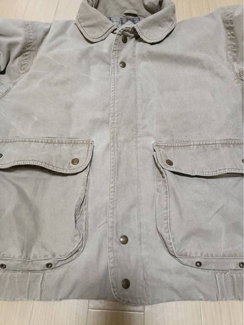 【L】80s エディーバウアー コットングースダウンJK_マレーシア製