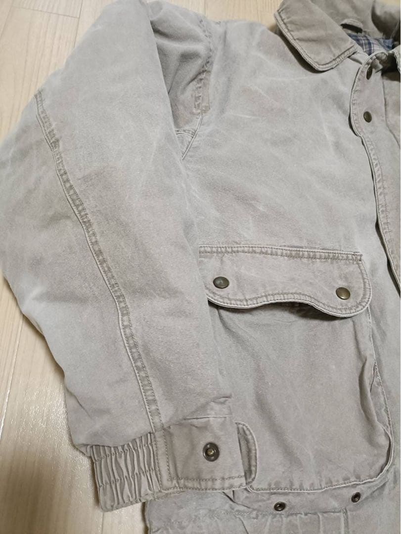 【L】80s エディーバウアー コットングースダウンJK_マレーシア製