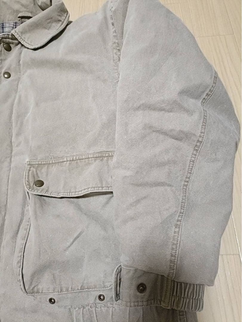 【L】80s エディーバウアー コットングースダウンJK_マレーシア製