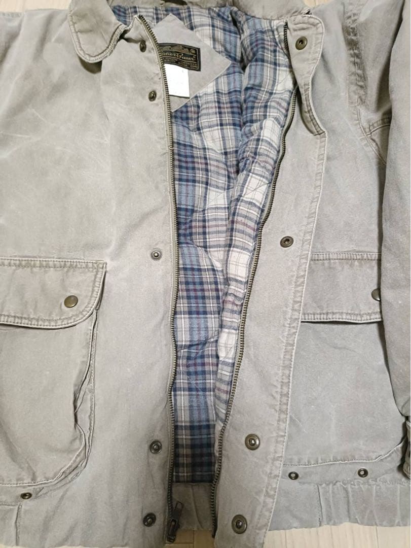 【L】80s エディーバウアー コットングースダウンJK_マレーシア製