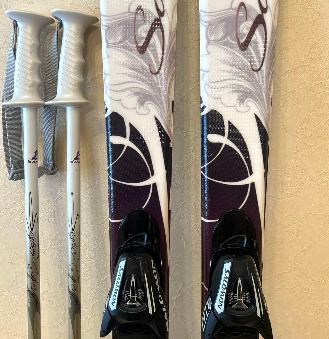 ◾️カービングスキーセット　板145㎝ ブーツ24.5㎝ 女性用　レディース用