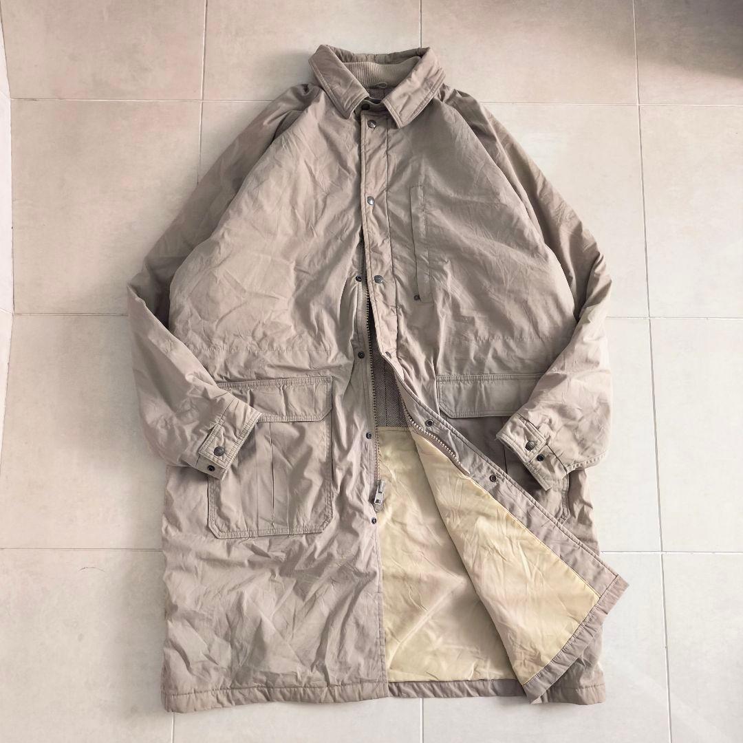 80s LLBean ストームコート 一枚袖 パデッドコート XL程度 YG3