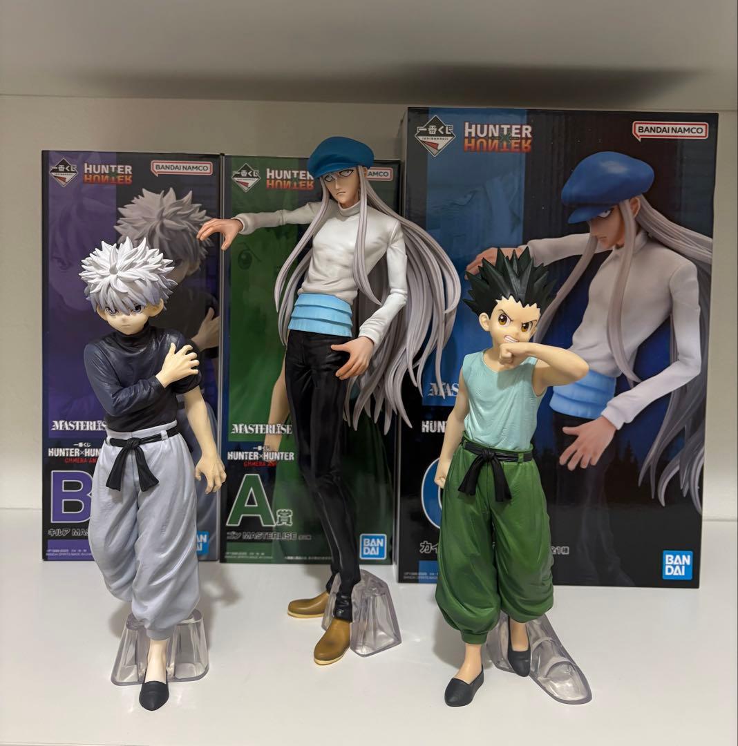 ハンターハンター 一番くじ フィギュア 3体セット売り ゴン キルア