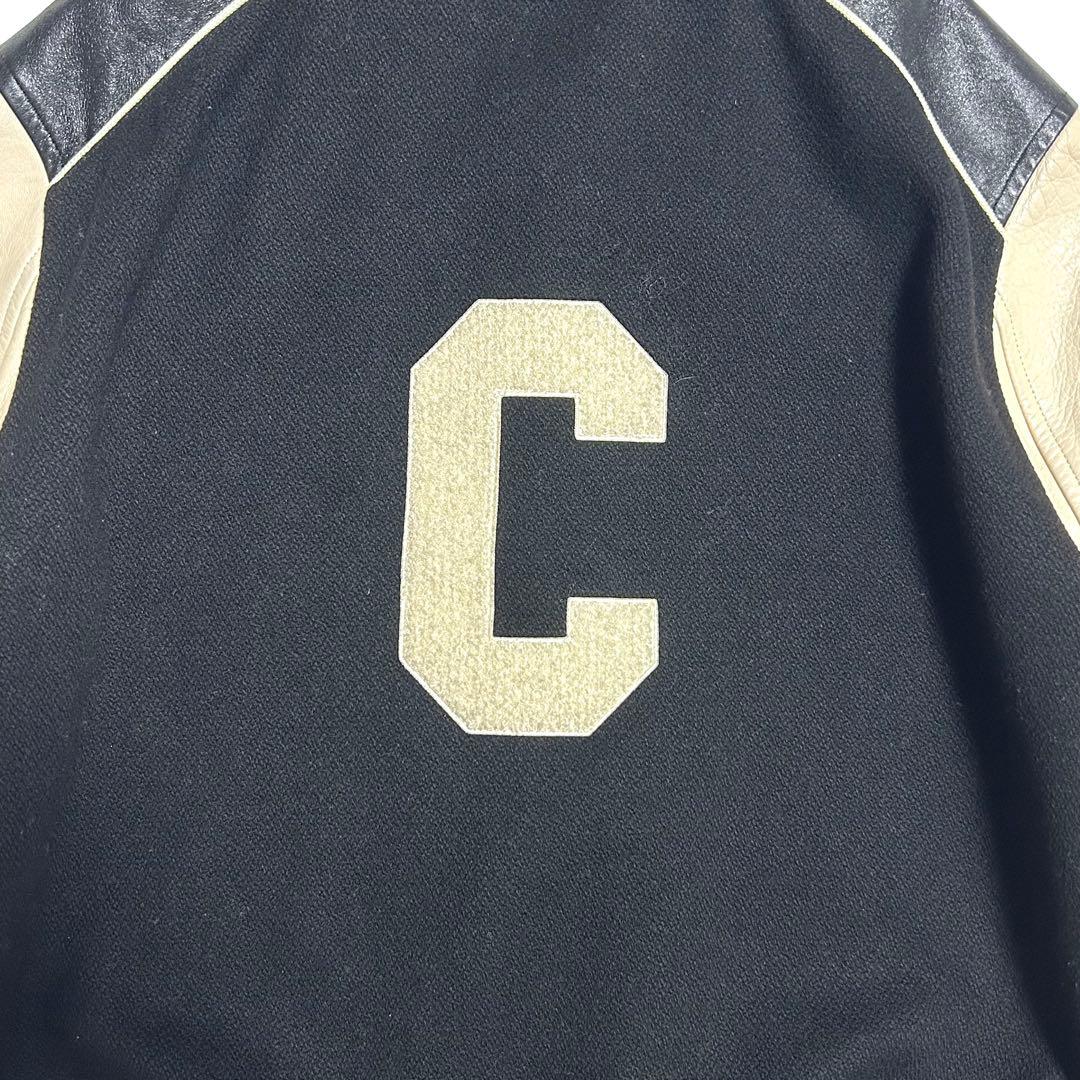 登坂広臣着用 CELINE テディジャケット スタジャン アームレザー　48