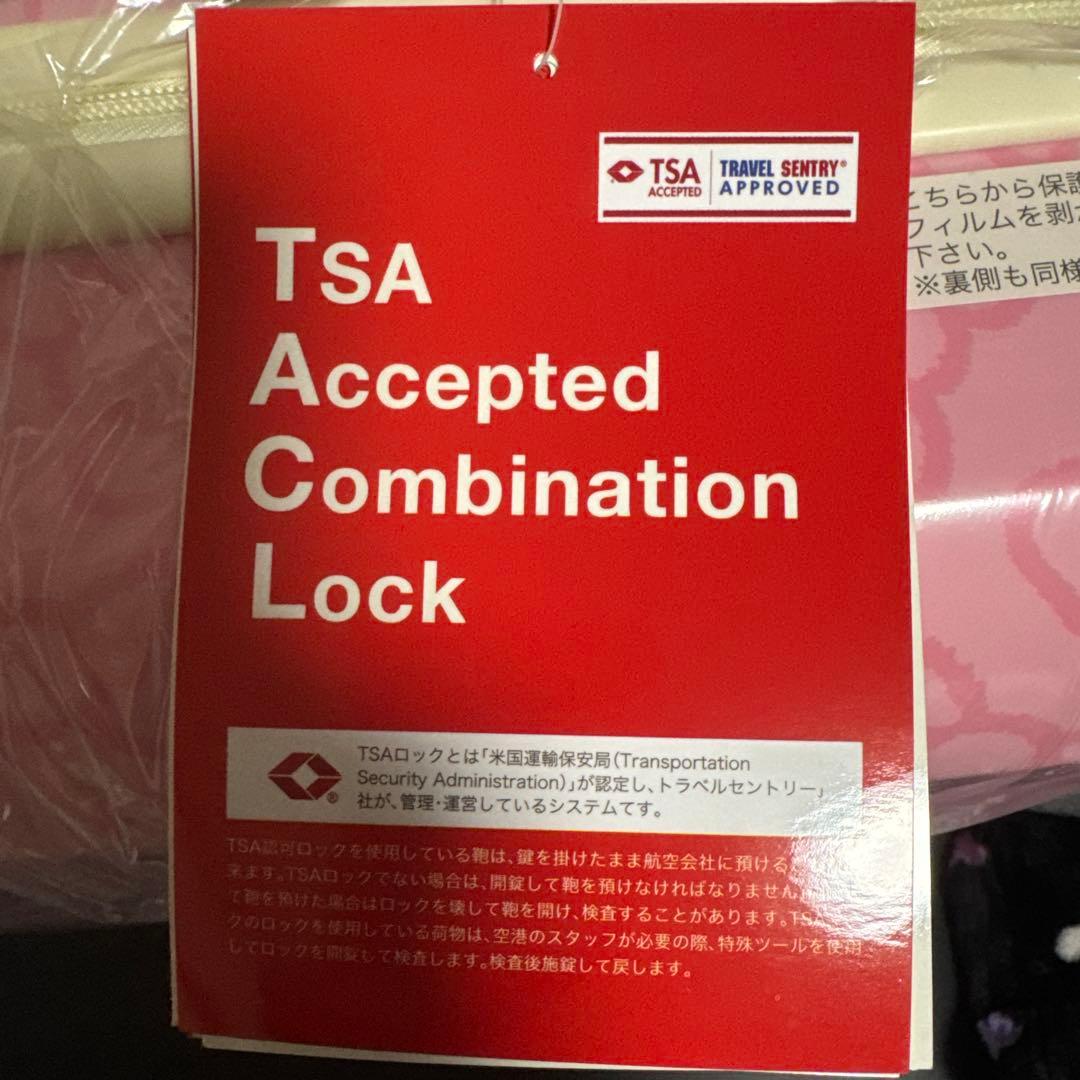 ハローキティ リボン柄キャリーケース ピンク 小型