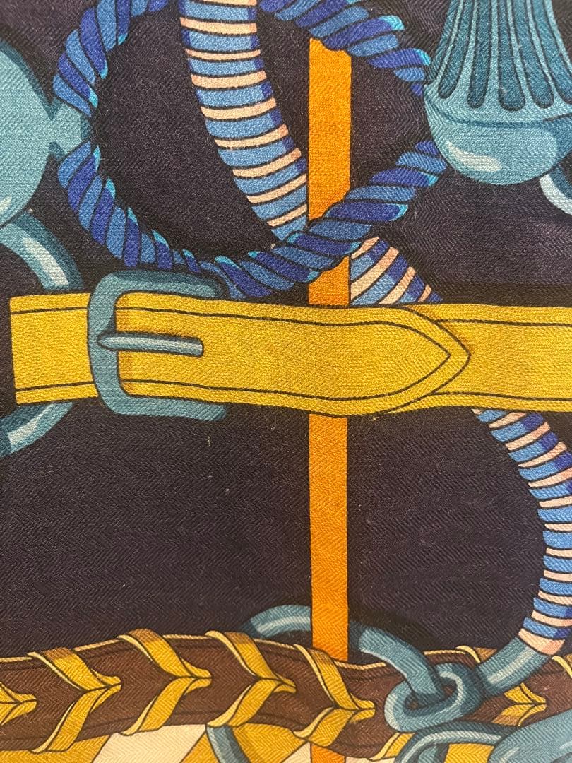 エルメス カシシル140 乗馬の装具一式 カシミヤシルク - メルカリ