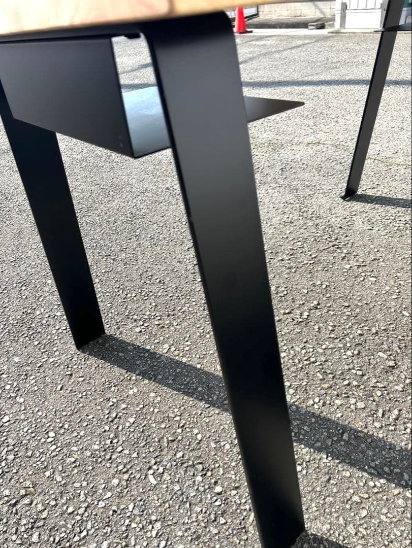 KANADEMONO ダイニング テーブル ラバーウッド N×Black