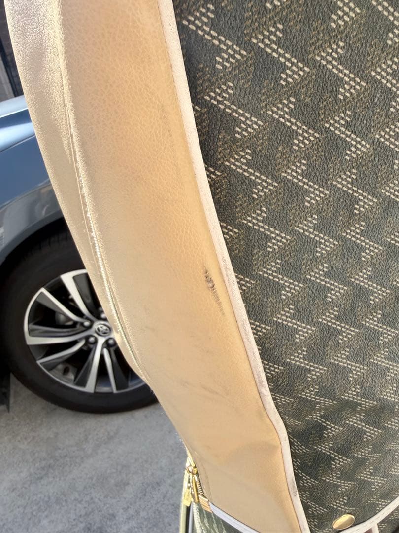 杉崎レザレクション　ゴルフキャディバック　ヘッドカバーセット