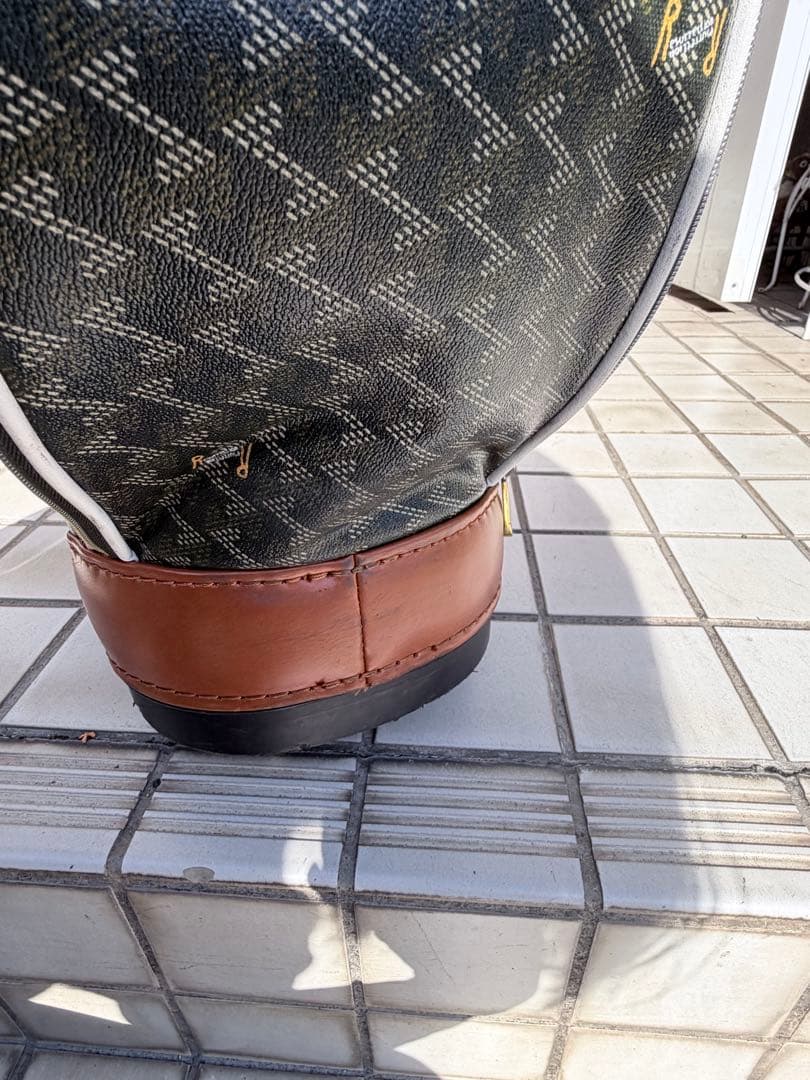 杉崎レザレクション　ゴルフキャディバック　ヘッドカバーセット