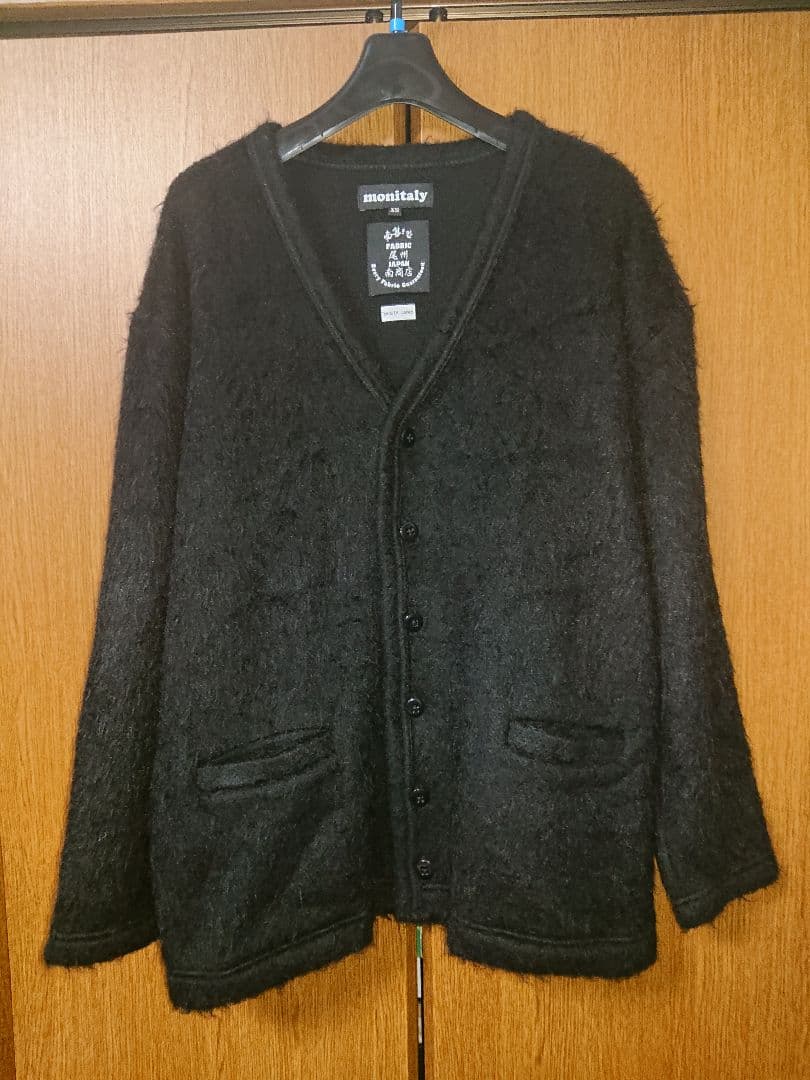 monitaly モヘアカーディガン ブラック xs 南商店 - メルカリ