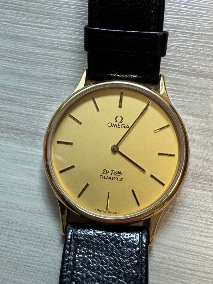 宝*斎様 不動品　OMEGA De Ville クォーツ腕時計　32mm
