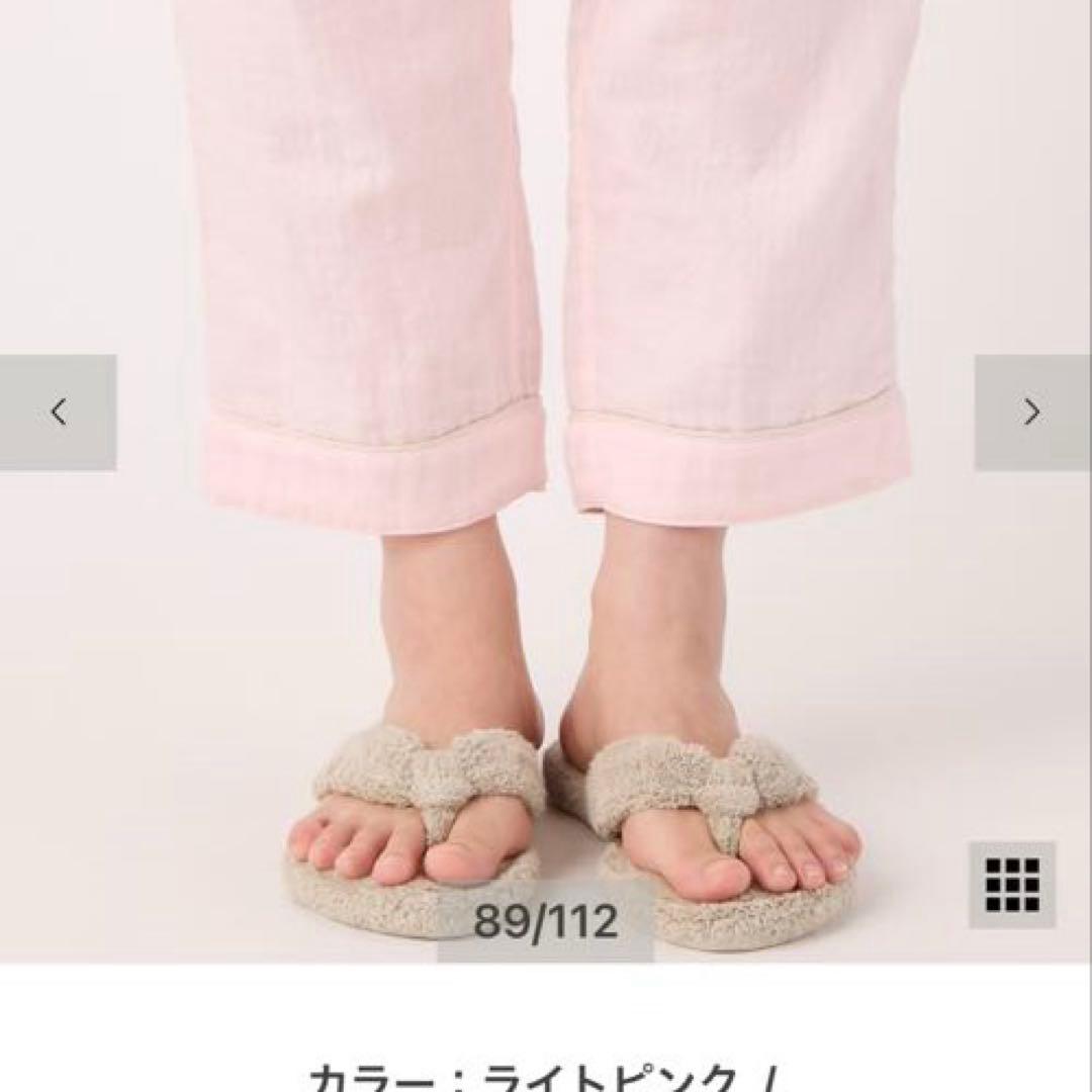 UCHINO マシュマロガーゼ　パイピングレディースパジャマ　M