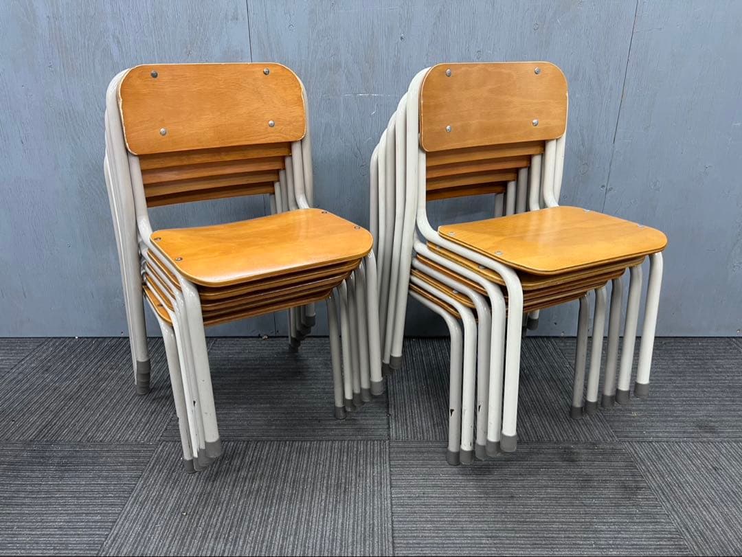 336◆格安配送地域あり◆ダイイチ◆学童机・椅子10組(旧JIS6号)学校学習塾