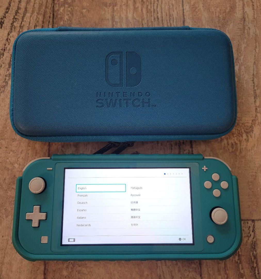 【動作確認済】任天堂◆Switchライト◆ターコイズブルー