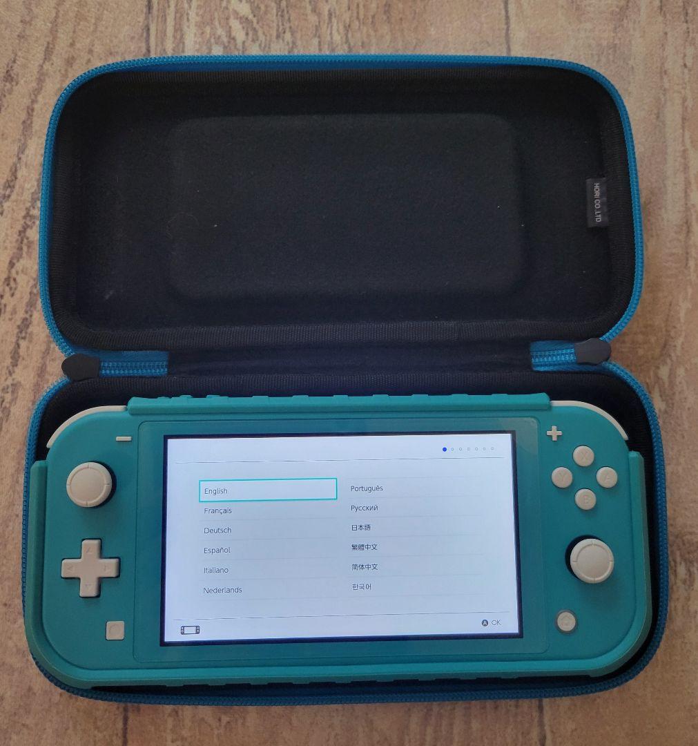 【動作確認済】任天堂◆Switchライト◆ターコイズブルー