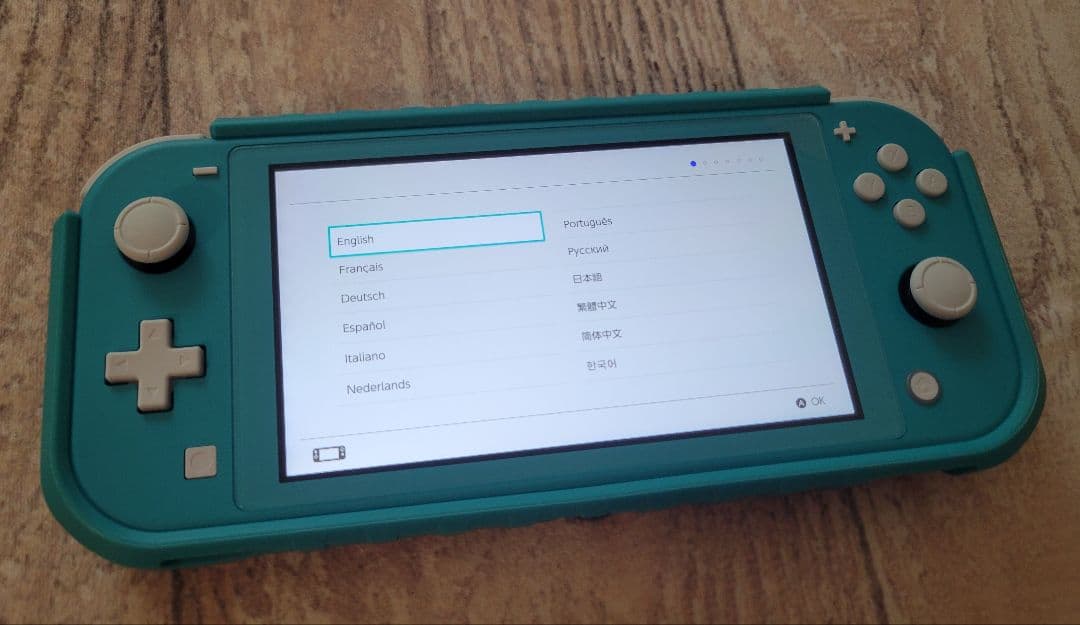 【動作確認済】任天堂◆Switchライト◆ターコイズブルー