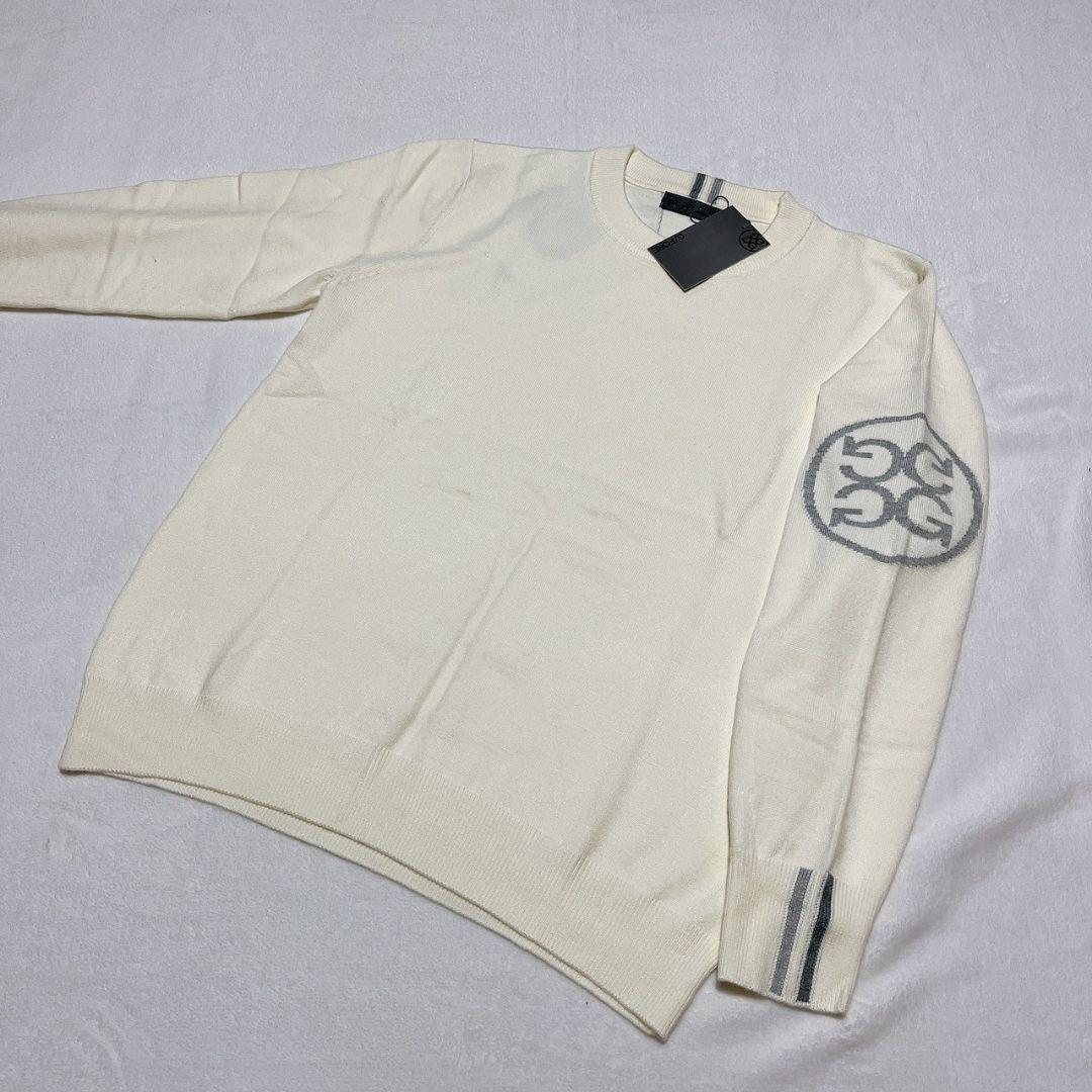 新品　G/FORE　ジーフォア　ゴルフ　セーター　ホワイト　M　メンズ